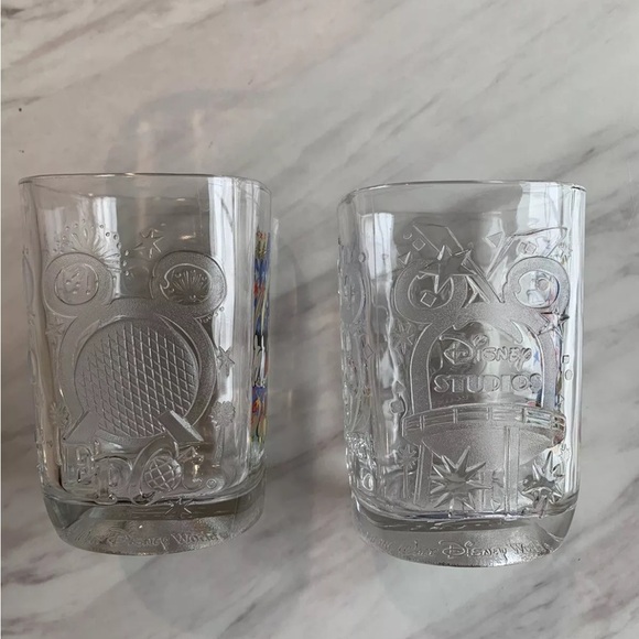 2000 McDonalds Disney World Celebration Mickey Mouse Drinking Glasses Set of 3 - Picture 5 of 6